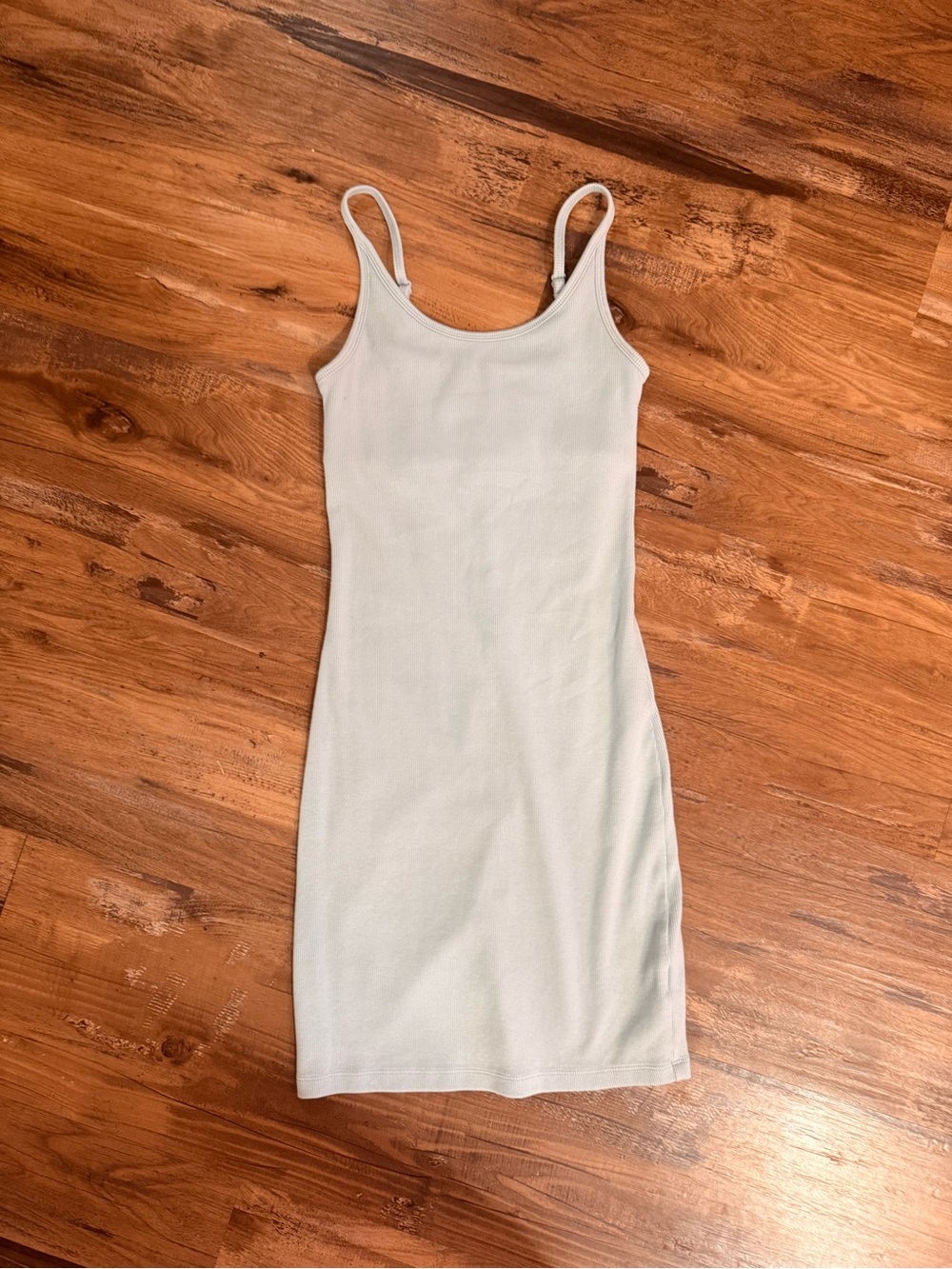 Old Navy Ribbed Tank Midi Dress - Light Blue